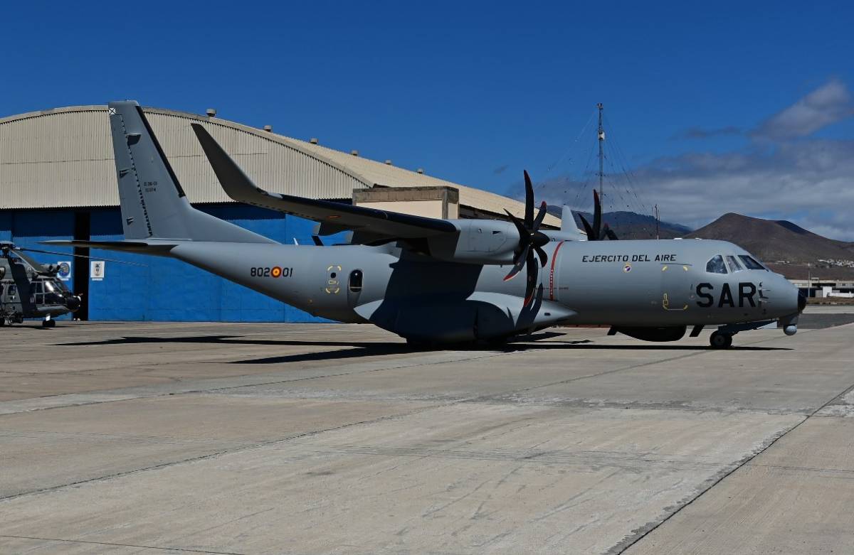 Otro de los importantes refuerzos de las capacidades del Ejército del Aire y del Espacio en Canarias: los nuevos C295 MSA. Otro de los importantes refuerzos de las capacidades del Ejército del Aire y del Espacio en Canarias: los nuevos C295 MSA.