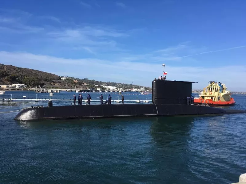 Submarino Clase 209 de la Armada de Chile