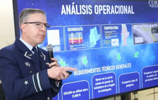 General de Brigada A�rea (A) Alfredo R�os Latorre, Director de Operaciones de la FACh