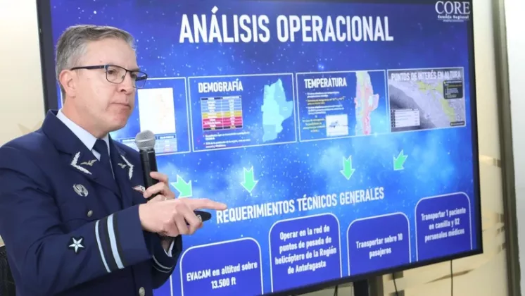 General de Brigada A�rea (A) Alfredo R�os Latorre, Director de Operaciones de la FACh