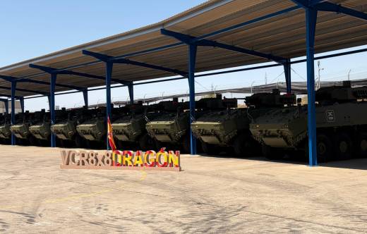 Nueva entrega de veh�culos 8x8 Drag�n (Tess Defence)
