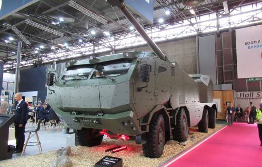 El ob�s autopropulsado Morana de CSG Group en la edici�n 2024 de Eurosatory (autor)