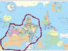 La Isla del Mundo (Mackinder). Fuente: Elaboraci�n del autor sobre Mapa pol�tico del Mundo. Instituto Geogr�fico Nacional
