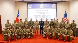 Capacitaci�n especializada impartida por docentes de la Expeditionary Warfare School a Oficiales de la Armada de Chile.