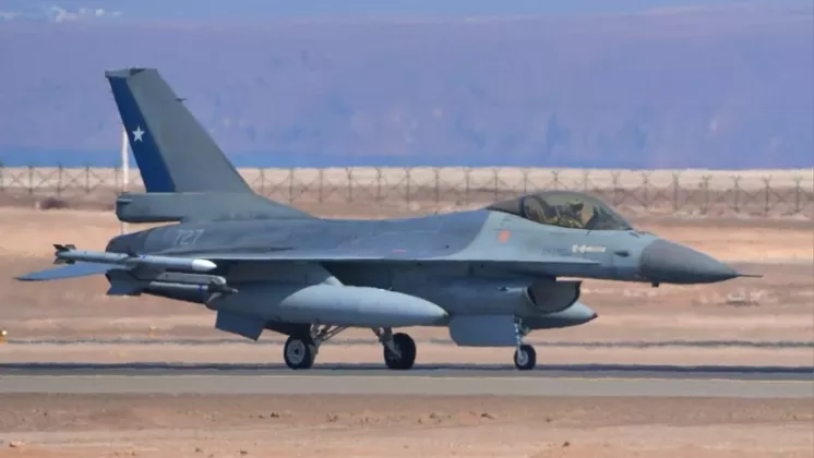 F-16 MLU de la Fuerza A�rea de Chile (FACh) durante Salitre 2026 (Foto: Alejandro Santander enviado especial de defensa.com)