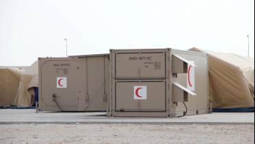 Hospital de campa�a de Rheinmetall Mobile Systeme.