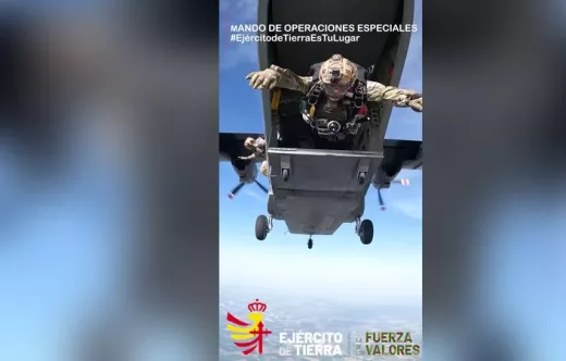 Especialistas del Mando de Operaciones Especiales (MOE) del Ej�rcito de Tierra.