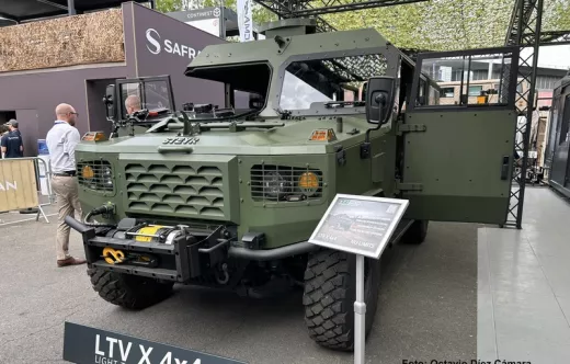 El veh�culo todo terreno ligero LTV X de Steyr. (Octavio D�ez C�mara)
