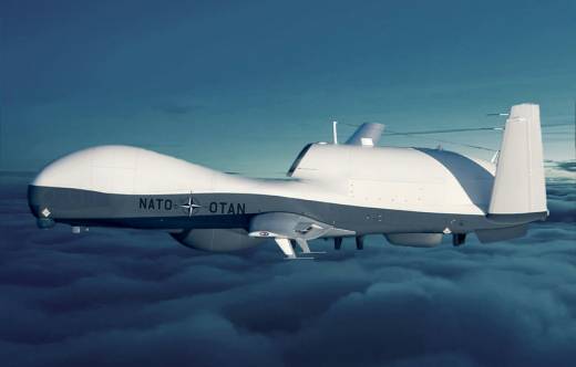 Recreaci�n de un Triton con los colores de la OTAN (OTAN)