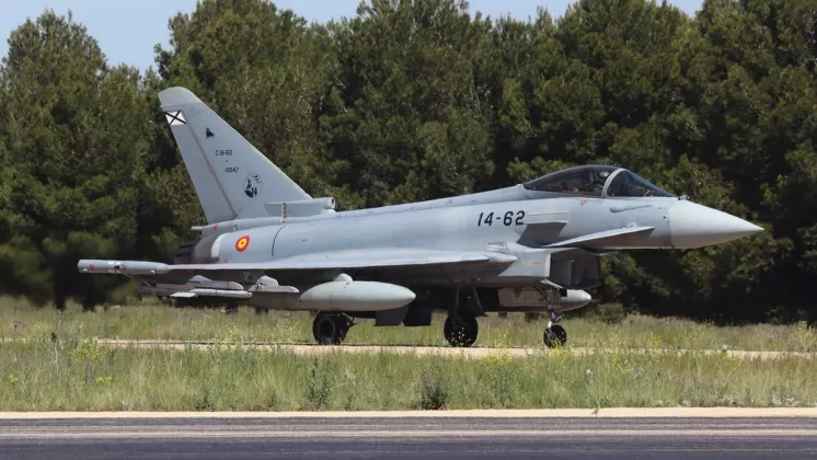 Los Eurofighter del Ala 14 operaran de nuevo en el macro ejercicio �Pitch Black� en la lejana Australia. (foto Julio Ma�z)