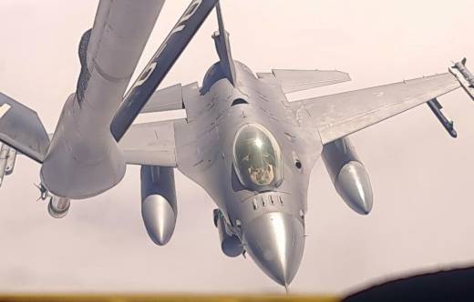 F-16D Block 40 del 311th Fighter Squadron �Sidewinders� de la United States Airforce (USAF). (Foto: FACh) 