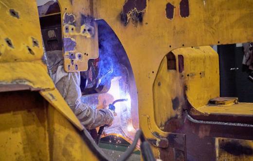 Proceso de soldadura de reparaci�n de componentes pesados (HIMESA)