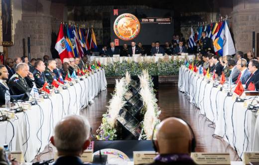  Ceremonia de inauguraci�n de la XVII Conferencia de Ministros de Defensa de las Am�ricas en Cusco, Per�. (Foto: Ministerio de Defensa de Per�)