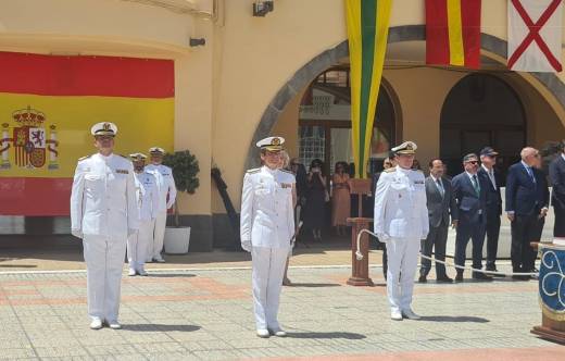 Acto de cambio de mando en la Jefatura del Arsenal de Las Palmas (Foto Armada)