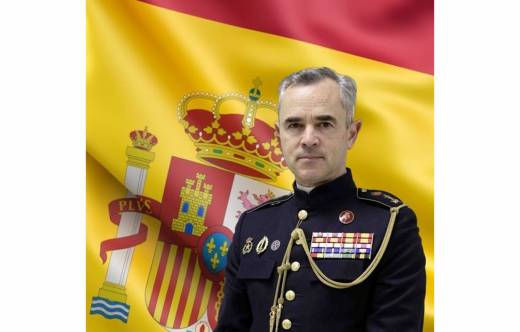 El general de brigada de Infanter�a de Marina Adolfo Morales Trueba. (foto Armada)