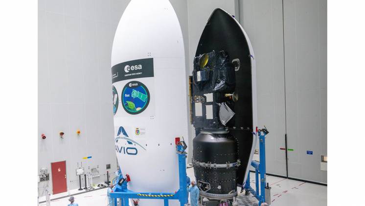 Sat�lites Sentinel-3C y FLEX. Foto ESA.