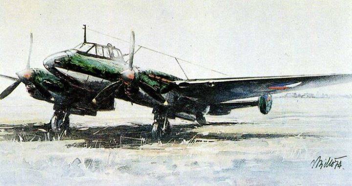Las Fuerzas Aéreas checoslovacas contaron, antes de la SGM, con el bombardeo de asalto de origen soviético Pétliakoff Pe-2FT (B-32)