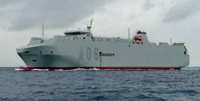 Ysabel, el nuevo buque logístico de Defensa que traslada material militar a Ucrania.