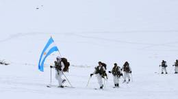 Las marchas en terreno nevado ayudan a conocer un terreno dificil y cambiante