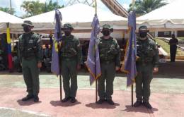 Los nuevos comandantes de los 3 batallones de apoyo logístico activados. (Foto: Ejército Bolivariano de Venezuela)