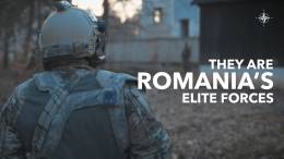 Soldado de las fuerzas especiales de Rumanía.