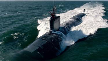 El último de los submarinos nucleares de los Estados Unidos en servicio, el USS “Montana”. (foto US Navy)